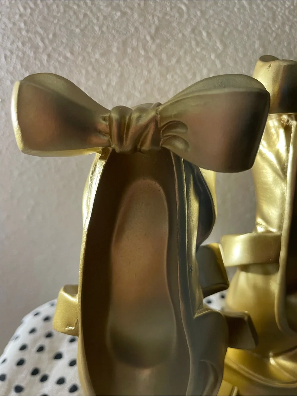 Gold Ballet Shoe Decorative Bookends - Home Accents Decor
